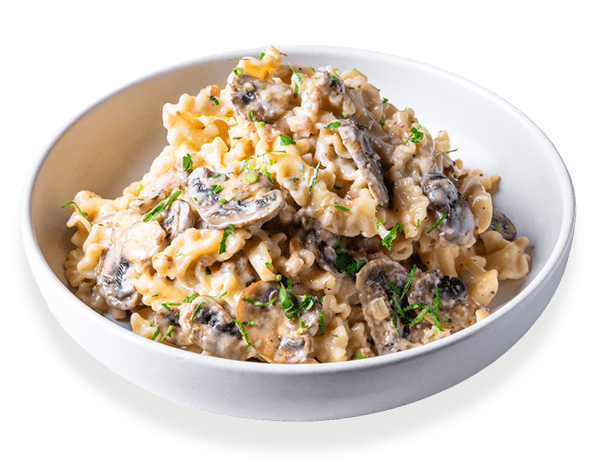 Curly Fettuccine Boscaiola